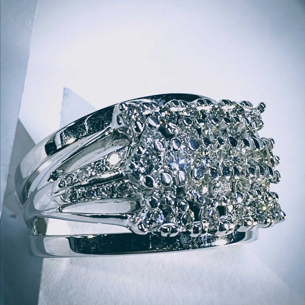 Wide Diamond Ring (107-408)-01